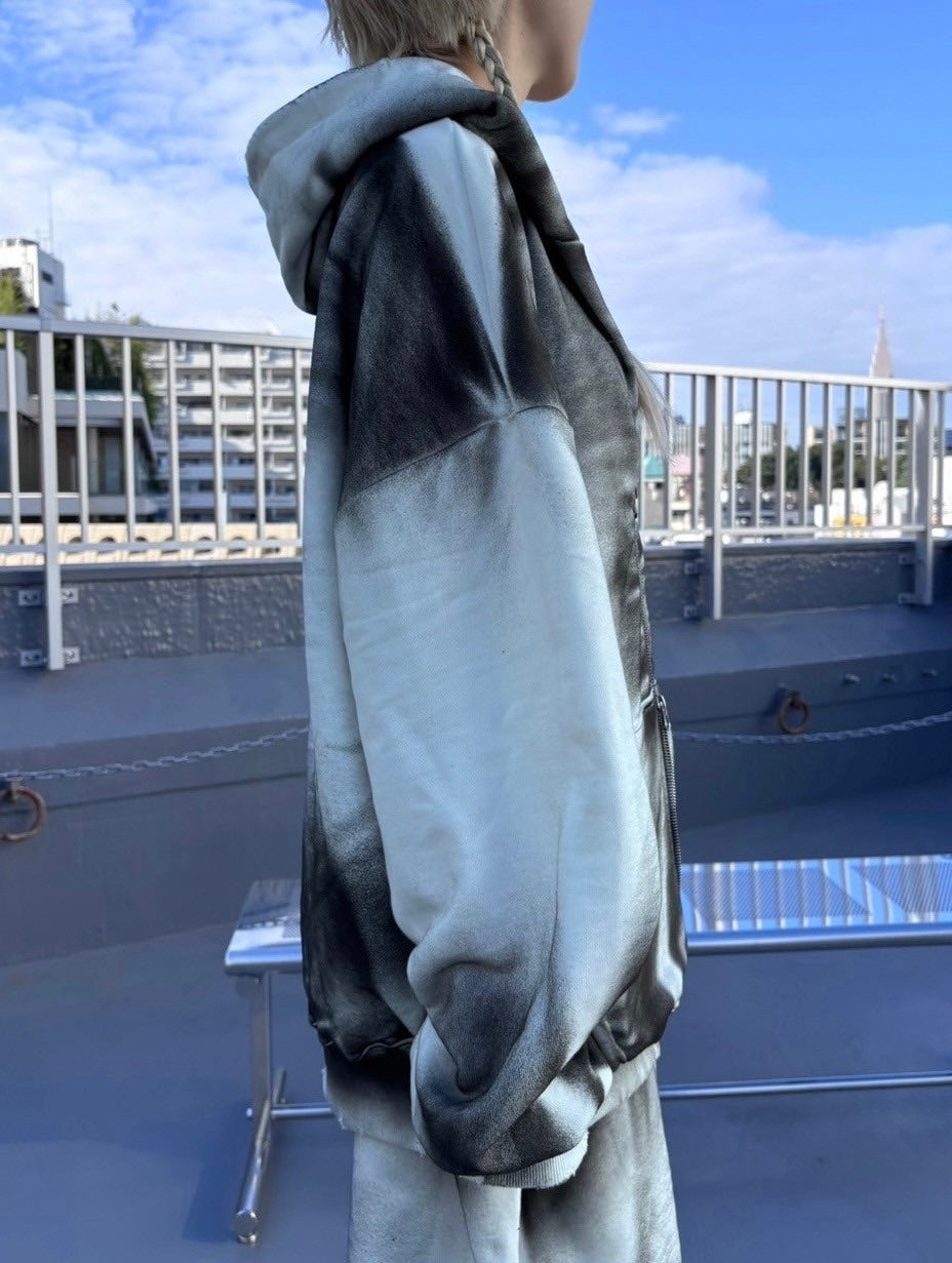 受注制【nmtc +】washing zip up hoodie (3color) / 【エヌエムティーシープラス】ウォッシングジップアップパーカー