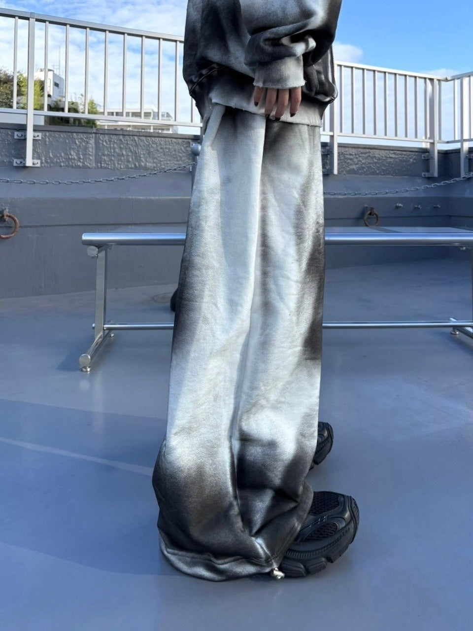 受注制【nmtc +】washing sweat pants (3color) / 【エヌエムティーシープラス】ウォッシングスウェットパンツ