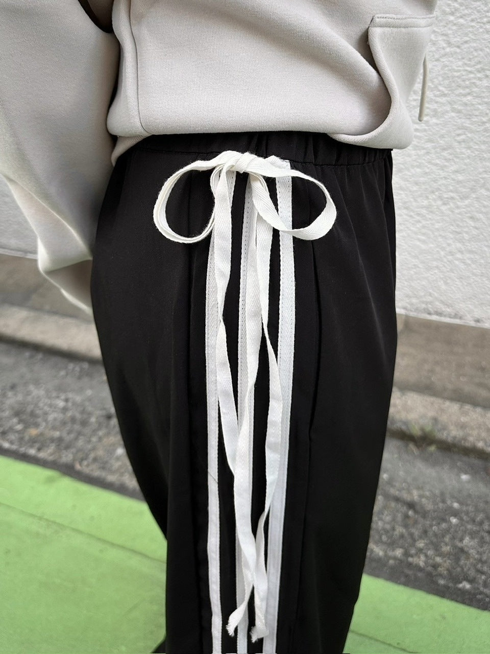 国際配送【LUV CODE】ribbon track pants