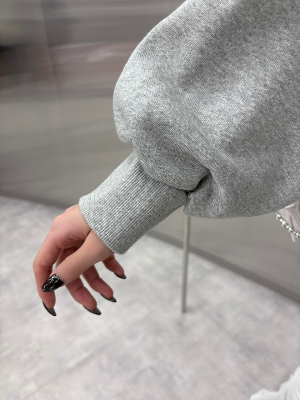 受注制【nmtc +】crop zip up hoodie (3color)