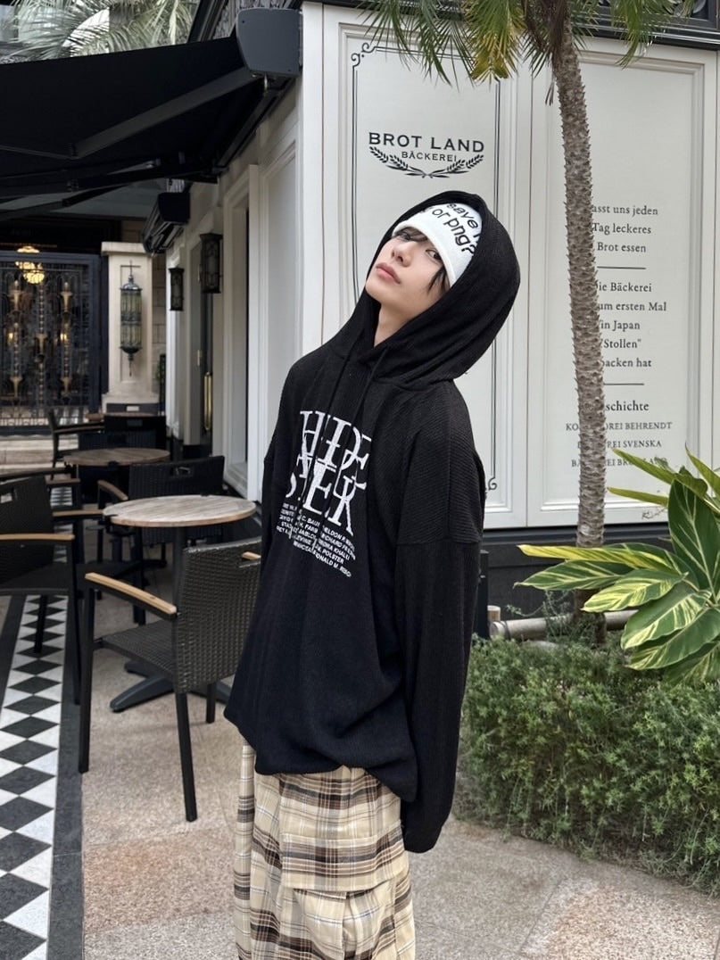 国際配送【LUV CODE】lettering beanie (4color)