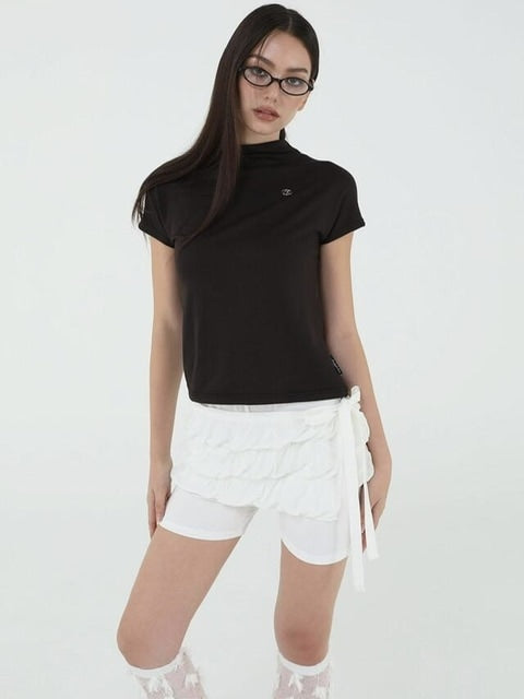 【Uglyshadow】CANCAN WRAP SKIRT PANTS SET