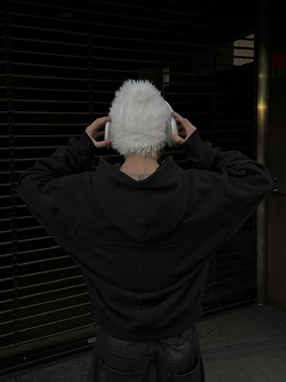 受注制【Chikashitsu +】volume fur beanie (4color)