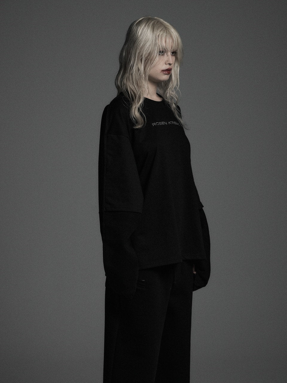 【Rosen Kreuz】the taste“V” LAYERED LONG SLEEVES