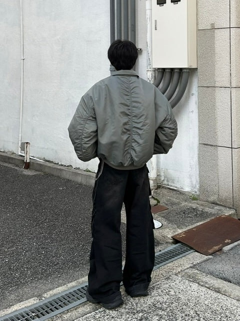 Chikashitsu +】cropped padding jumper (3color) – PRESSING WEB SHOP