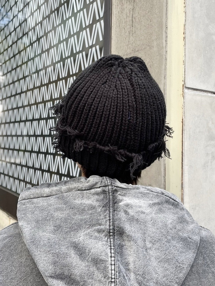 受注制【Never mind the XU】damage beanie (2color)