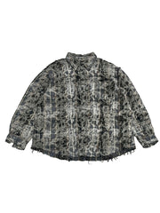受注制【Never mind the XU】durty check shirts