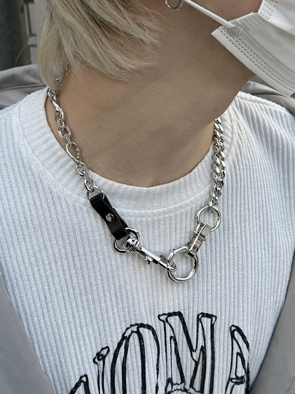大阪店WEB限定【Chikashitsu +】original necklace 2 (2color)