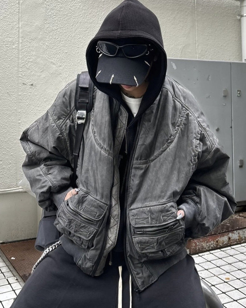 受注制【Never mind the XU】washed ma-1