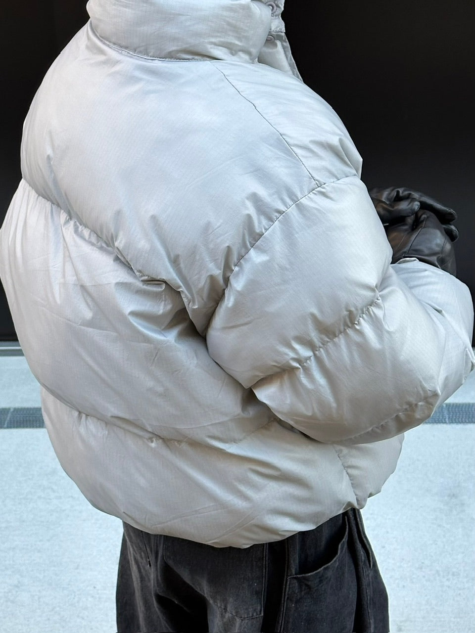 受注制【Chikashitsu +】unisex padding heat jacket (3color)