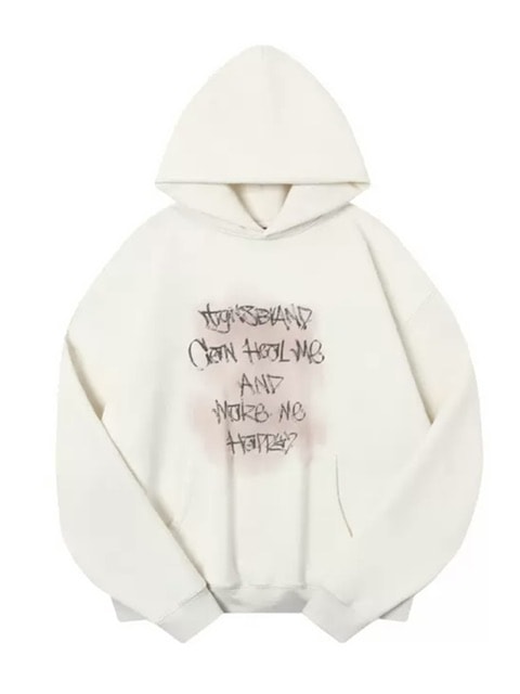 【TGNS】Happyeverday Graffiti Dyed Sweatshirt