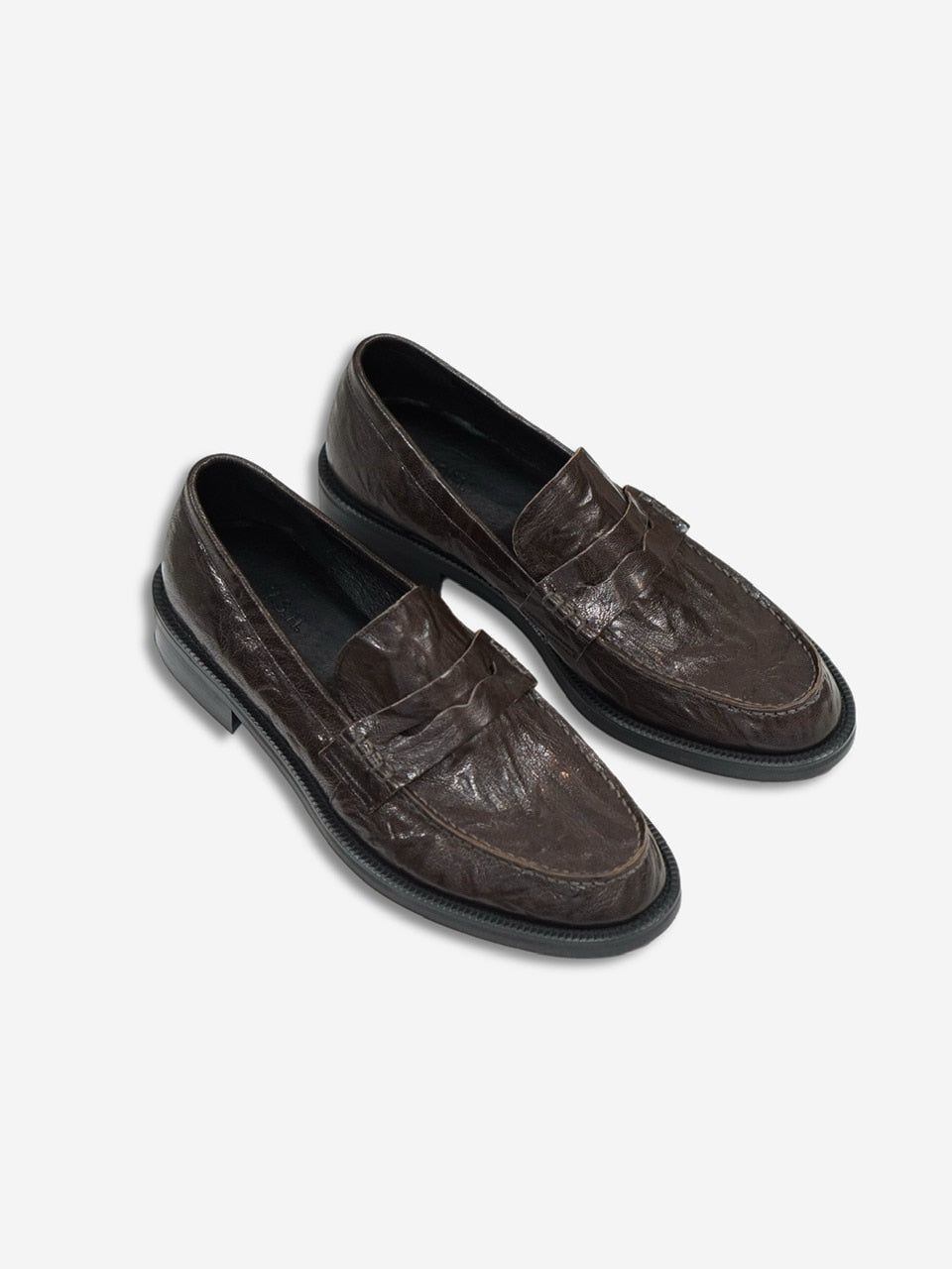 東京店WEB限定【Chikashitsu +】basic leather loafer (2color