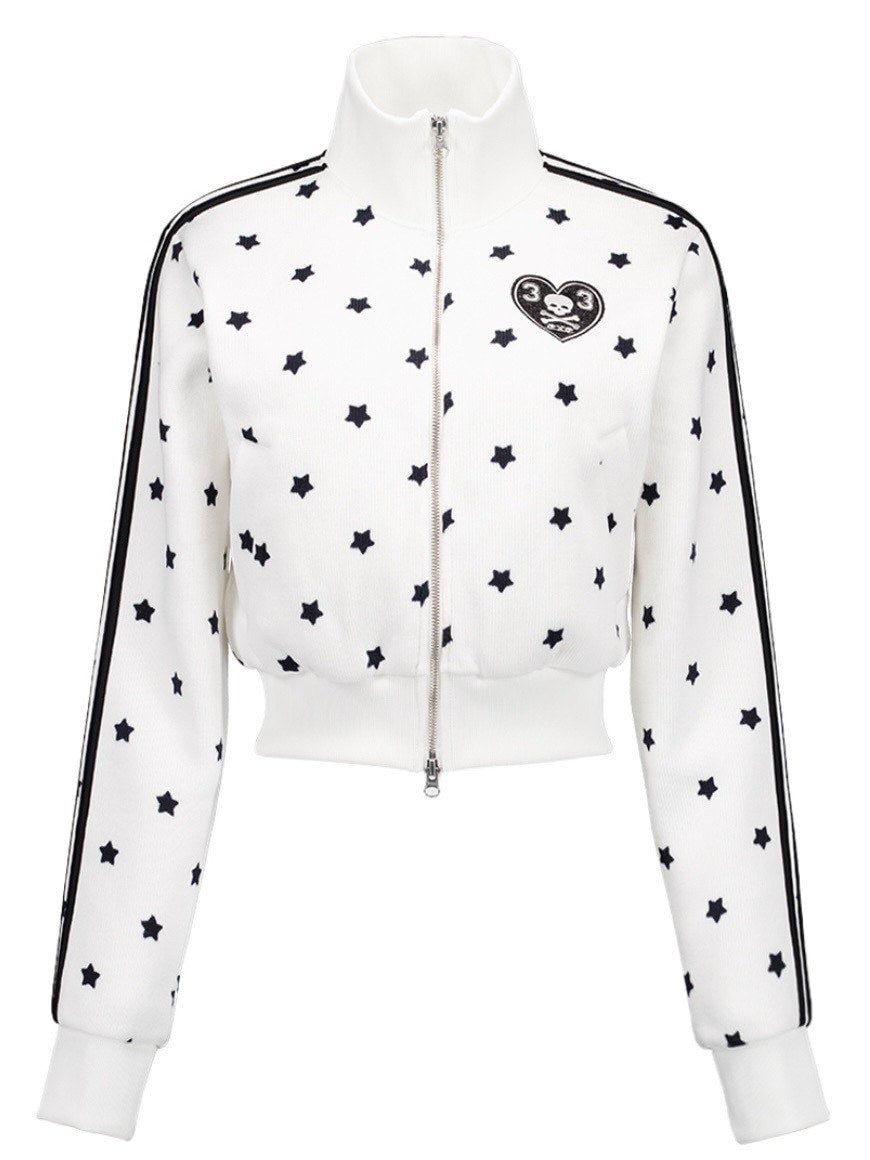 【SETUP‐EXE】STAR SPORTY ZIP-UP / 【セットアップエグゼ】スタースポーティージップアップジャケット