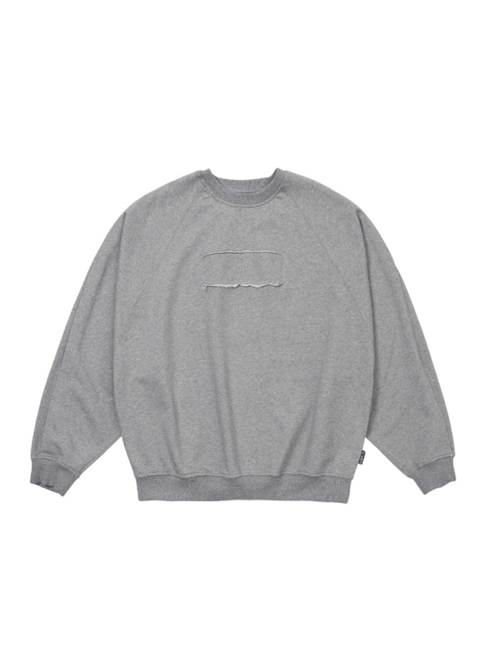 【AJOBYAJO】Raw Edge Batwing Sweatshirt