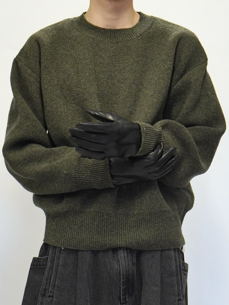 東京店WEB限定受注制【Chikashitsu +】Lamb Leather Gloves