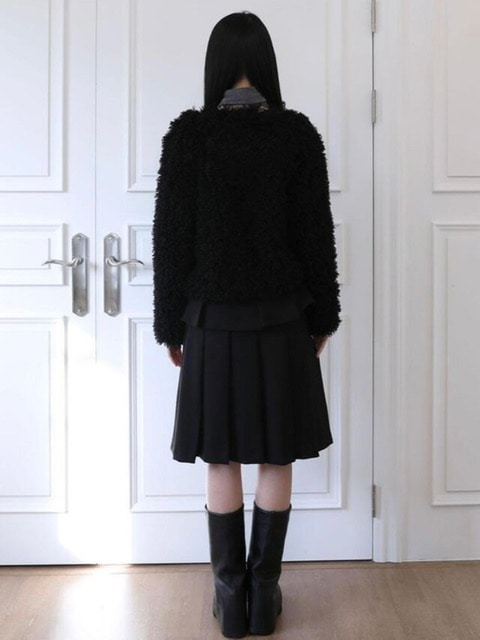 【Uglyshadow】PUPPY JACKET / 【アグリーシャドウ】パピーファー長袖ジャケット