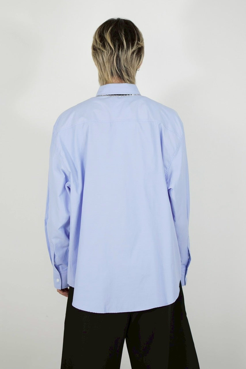 【Chikashitsu +】basic cotton shirt (3color)