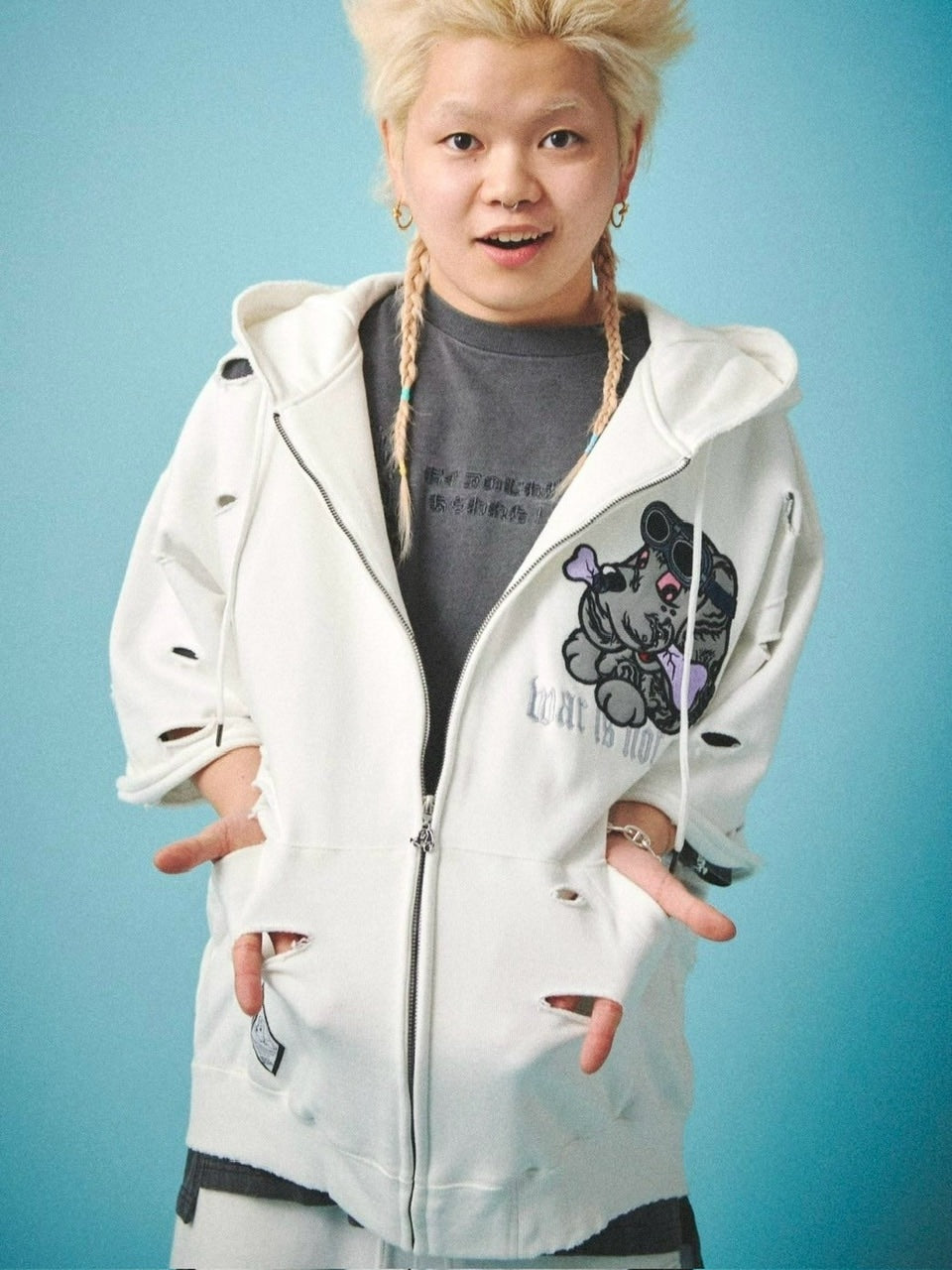 【GALFY】病みに染まりし反戦パーカー