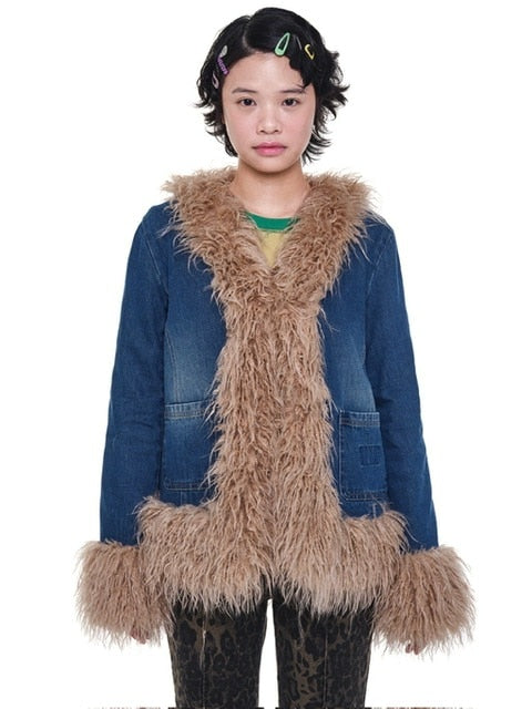 【YOUTHBATH】Fluffy washed jacket