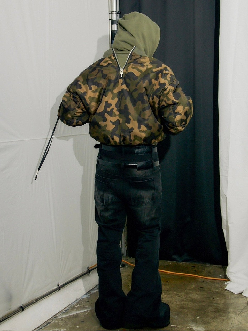 【ANOTHERYOUTH】double waist jeans