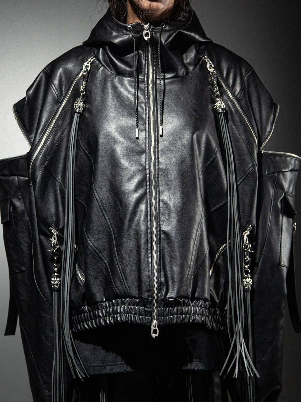 【DIG YOUR OWN GRAVE】FRINGE SKULL KEY CHAIN / 【ディグユアオウングレイブ】フリンジスカルキーチェーンキーホルダー