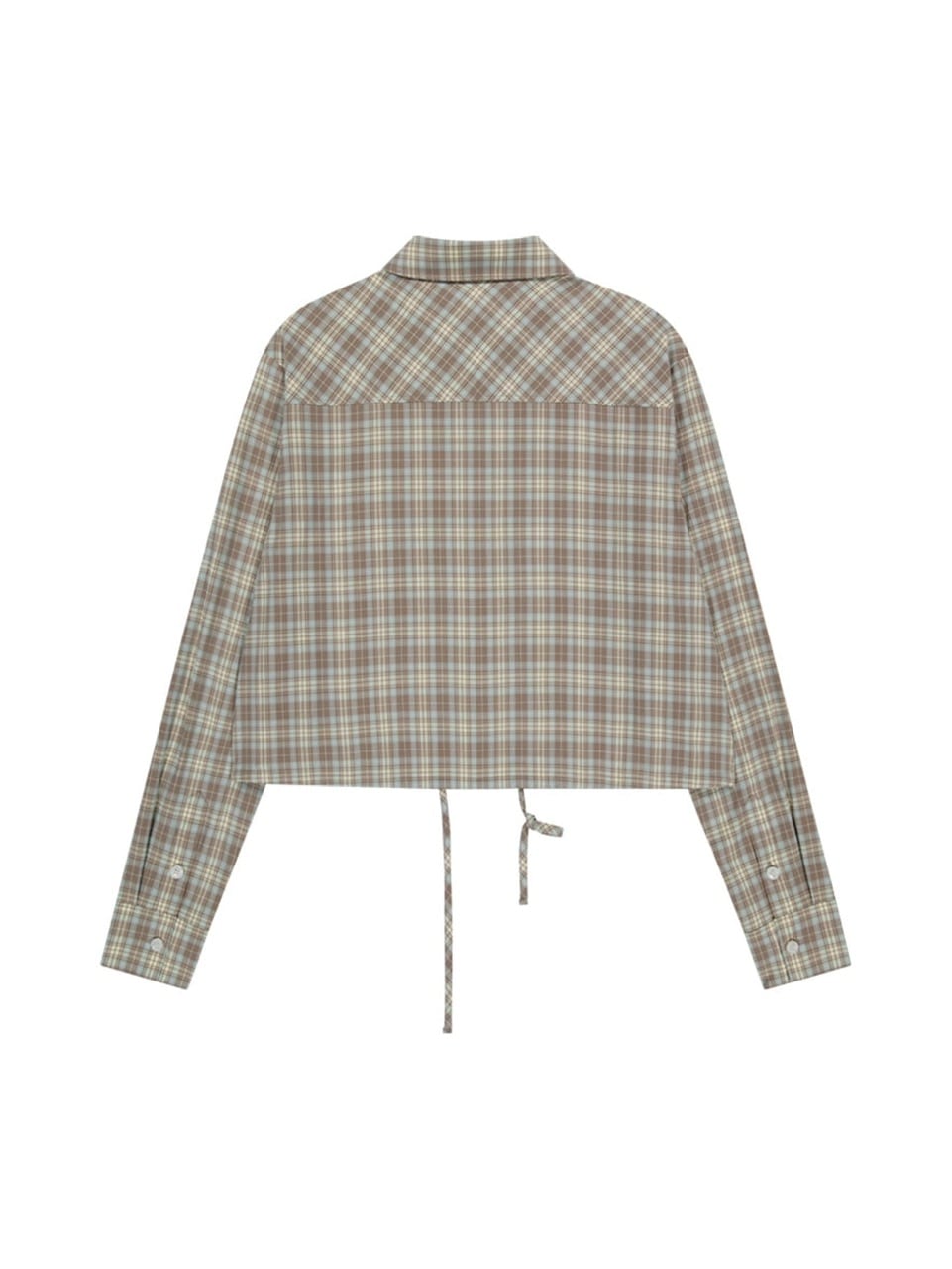 【TUOMIO】STRAPPY CHECK SHIRT