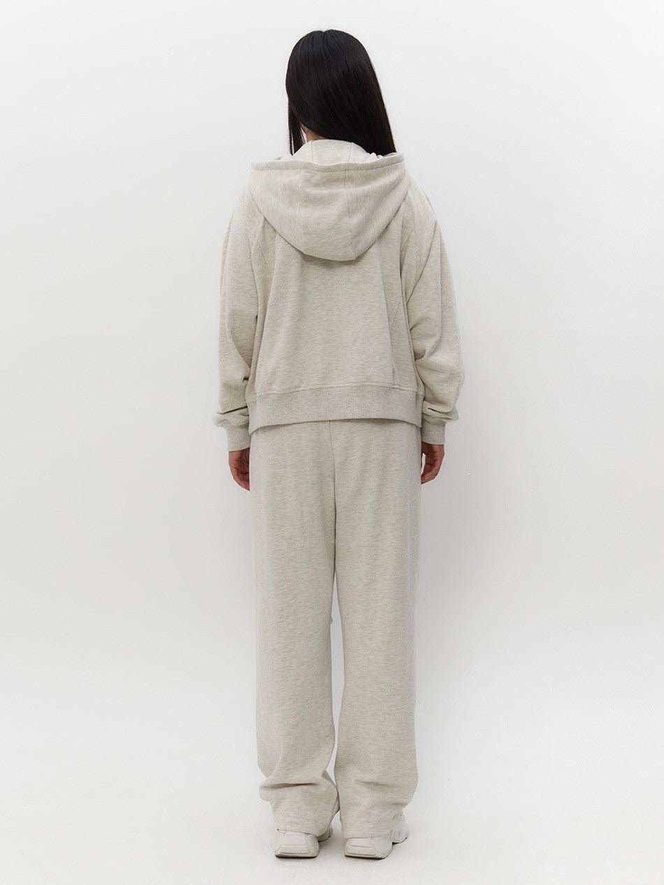 【TUOMIO】STRING CHARM HOOD ZIP-UP
