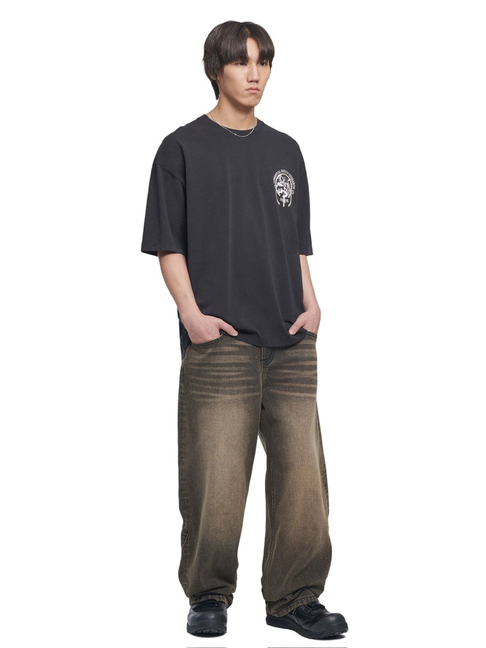 【NOMANUAL】B.C.L DENIM PANTS / 【ノーマニュアル】ワイドデニムパンツ