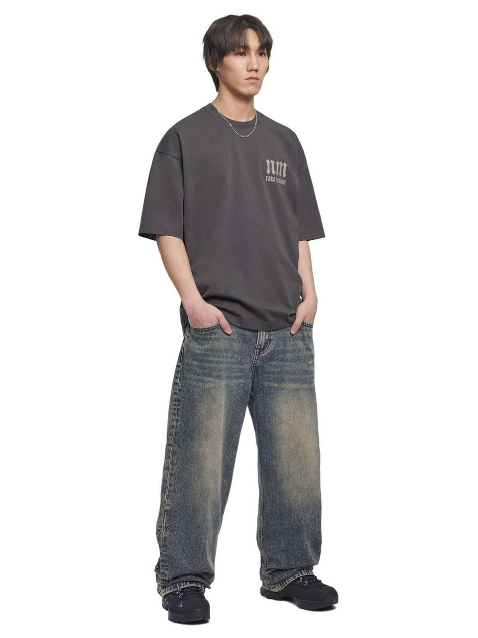 【NOMANUAL】R.V ARCH LOGO T-SHIRT