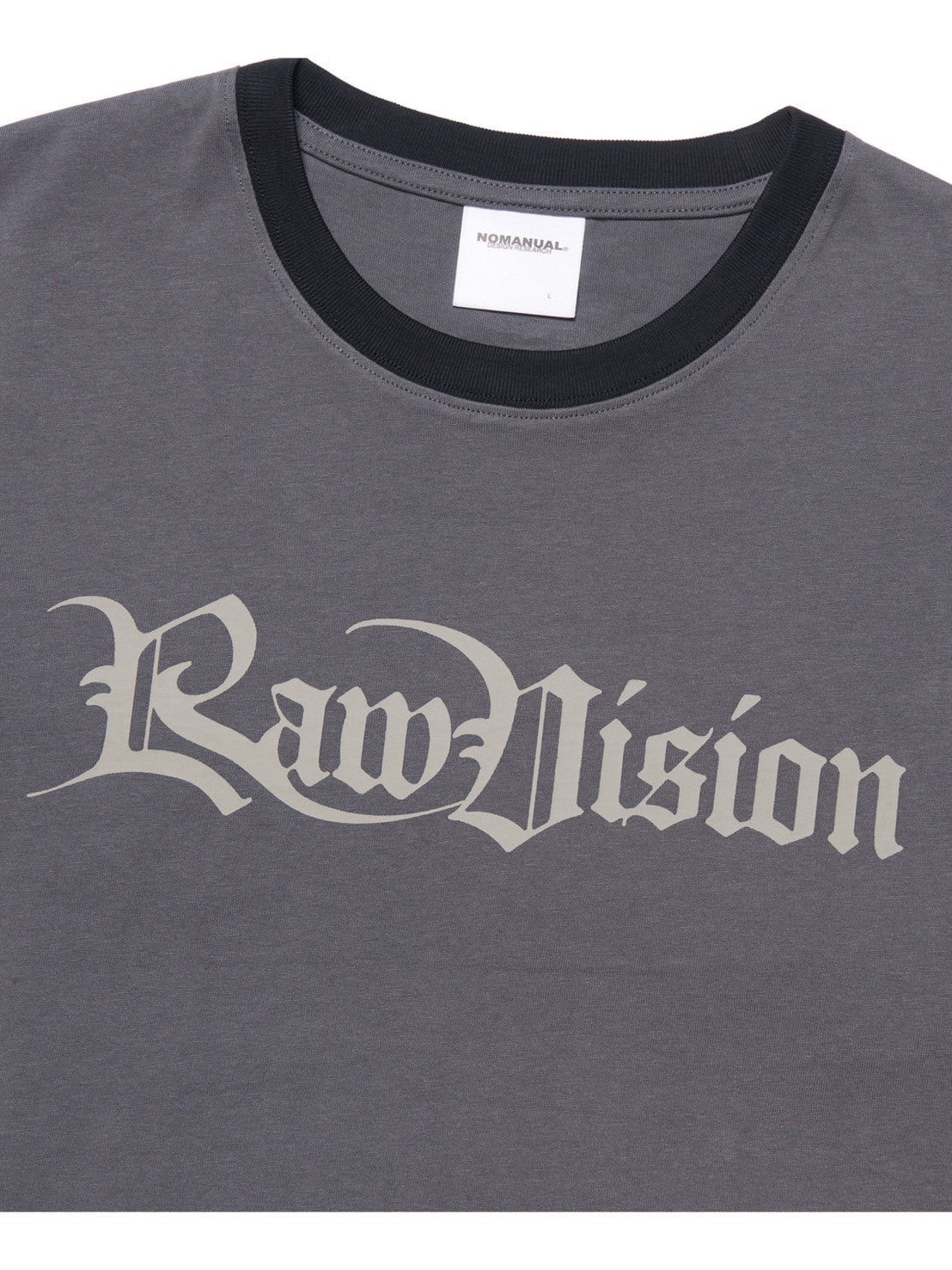 【NOMANUAL】RAW VISION RINGER T-SHIRT
