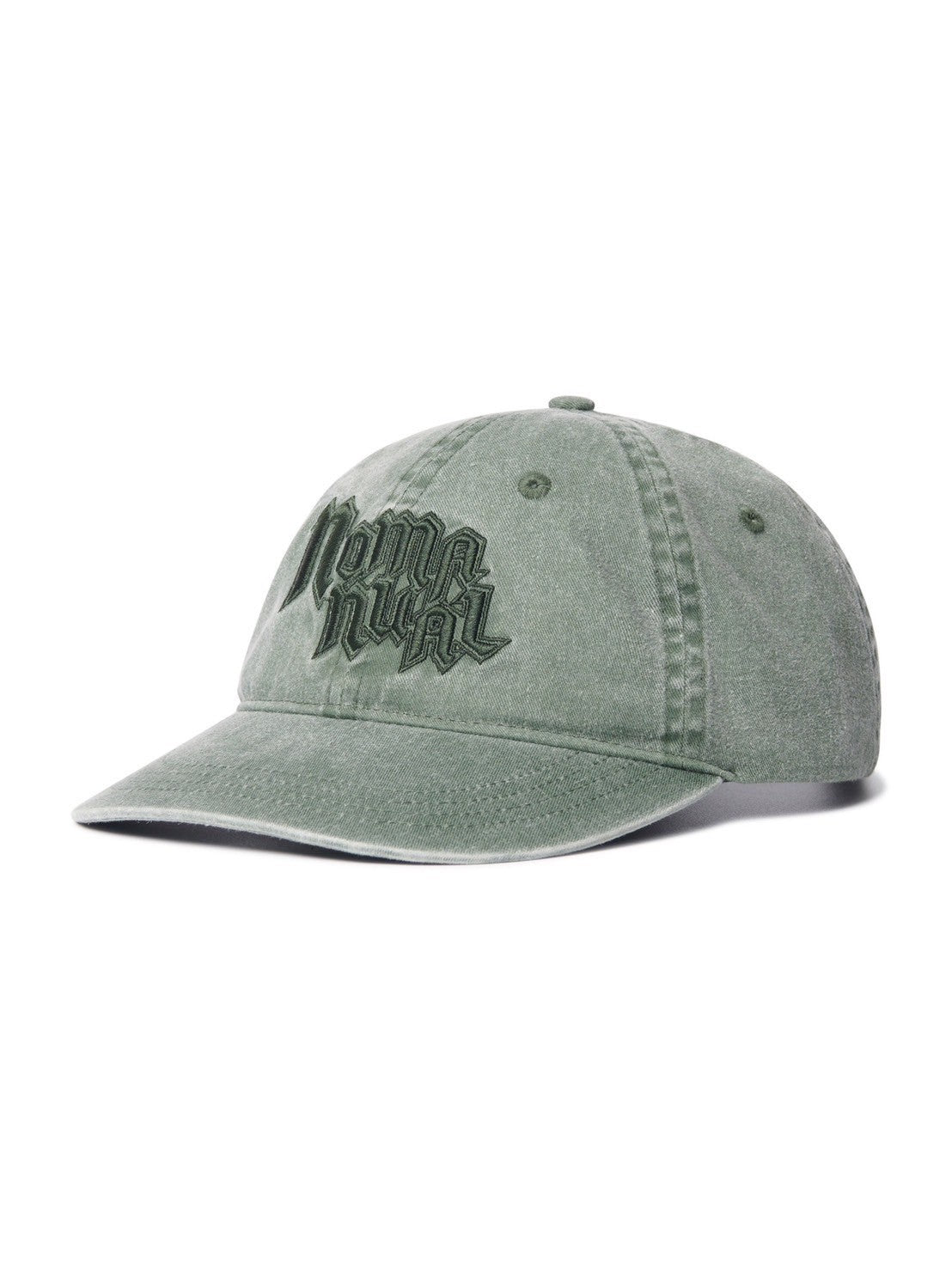 【NOMANUAL】POINTED LOGO BALL CAP