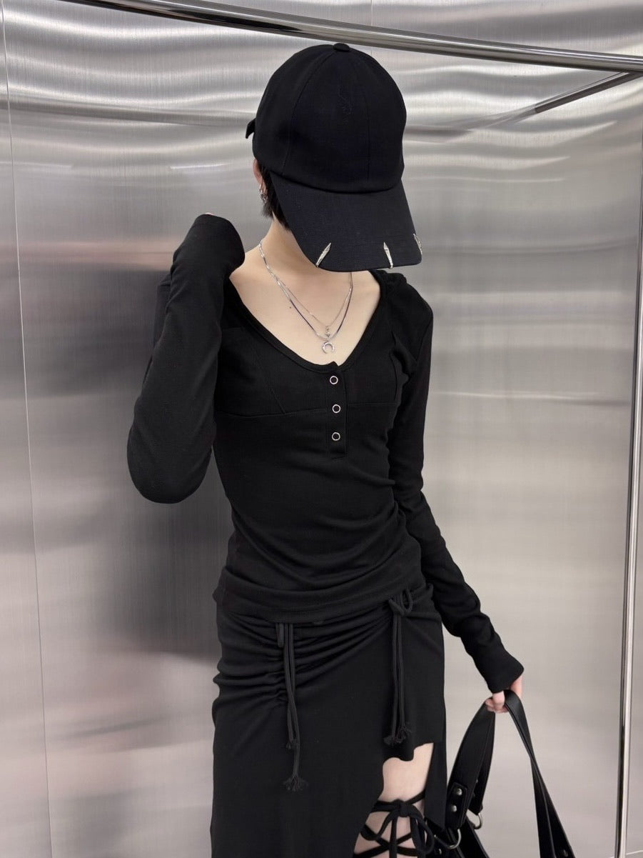 受注制【nmtc +】hooded long sleeve (2color)