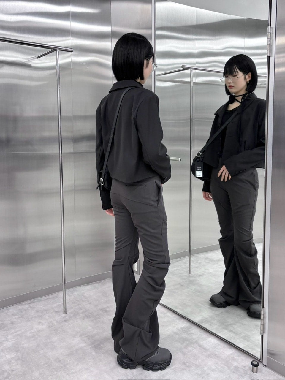 受注制【nmtc +】round collar jacket (2color)