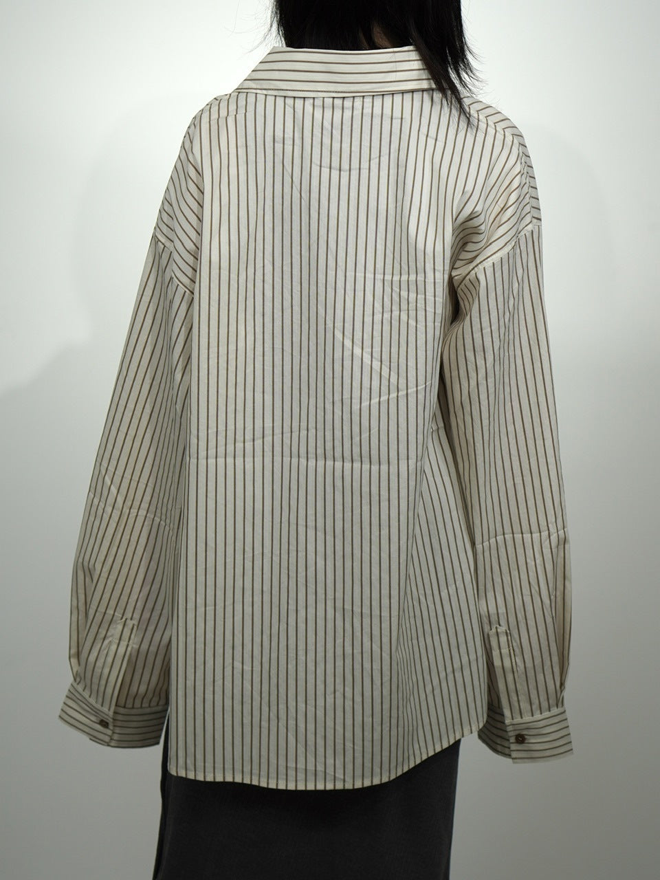 国際配送【Nerd out XU】Chaos stripe shirt