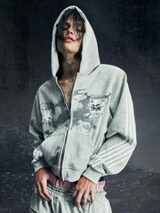 【Cozy world Wide】ROYAL KNIGHT CLUB WAXED - HOODZIP