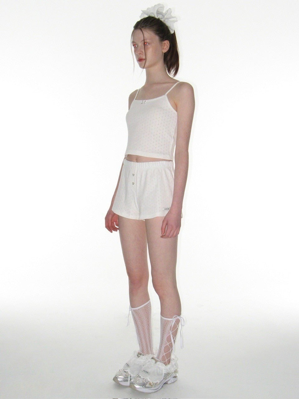 【CRANK】LACE EYELET SLEEVELESS