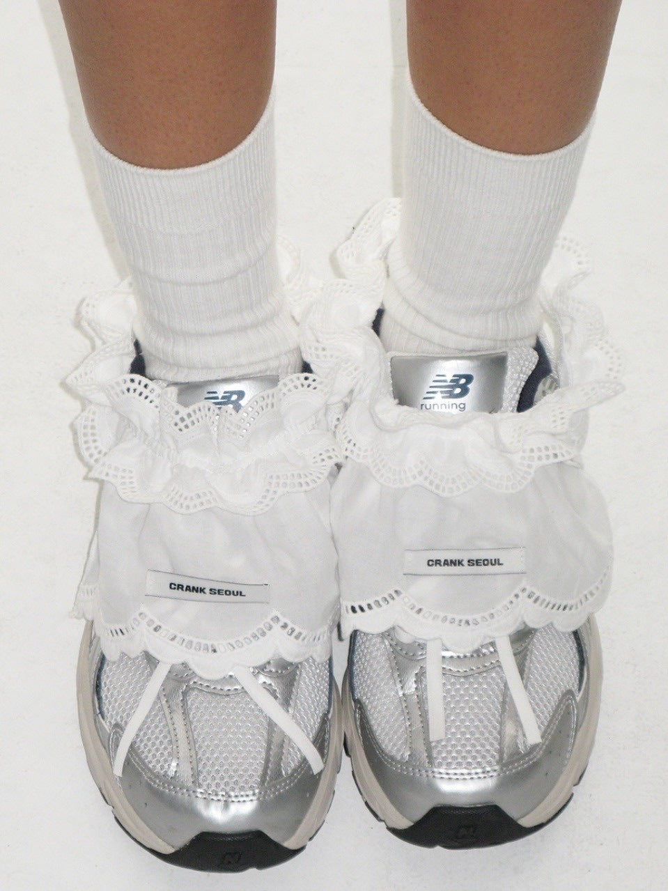 【CRANK】COTTON FRILL SHOE COVER