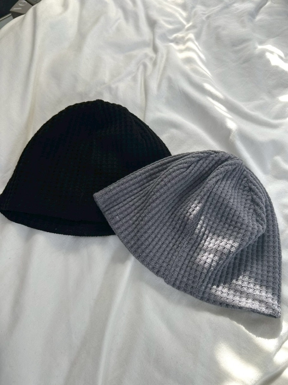 受注制【LUV CODE】waffle beanie (2color)