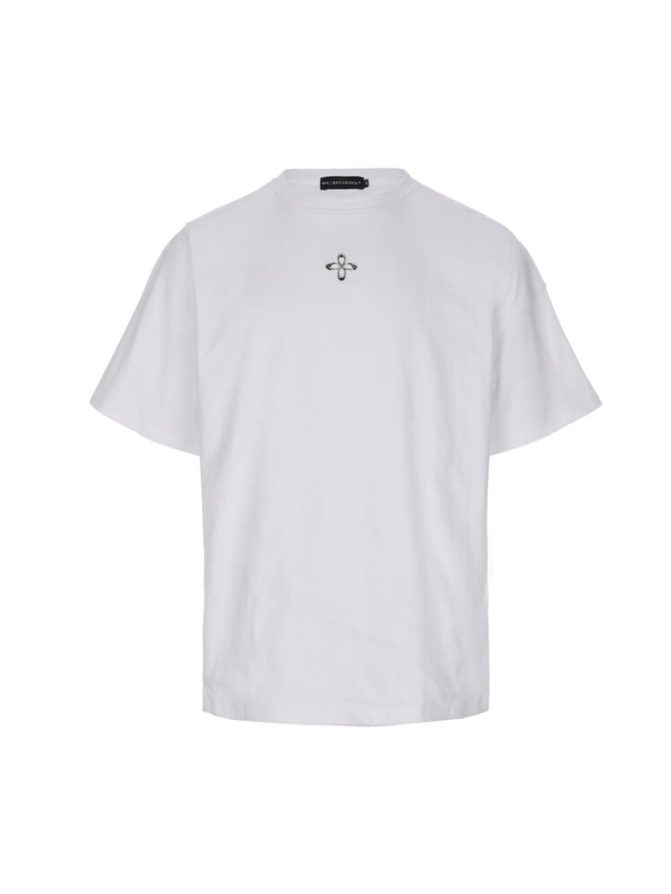 【SURGERY】unbalance metal clover logo T-shirts