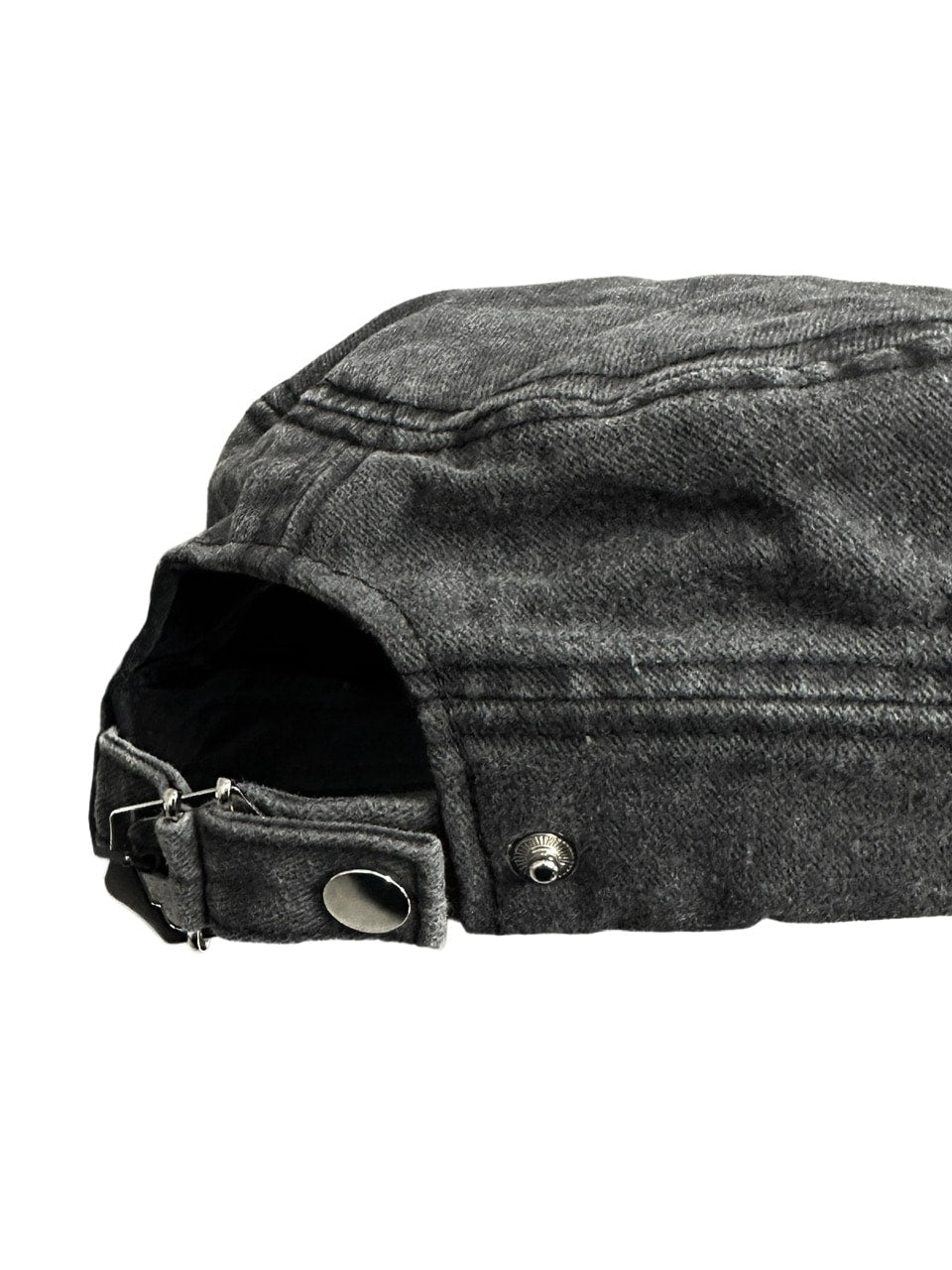 受注制【Never mind the XU】studs denim cap (2color) / 【ネバーマインドザエックスユー】スタッズデニムキャップ
