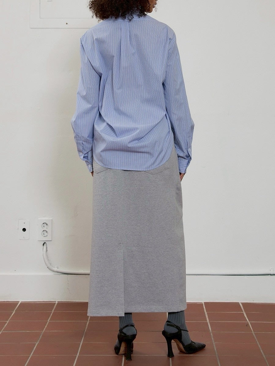 【ESC STUDIO】big waves long skirt