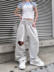 【nmtc +】string damage sweat pants (2color) / 【エヌエムティーシープラス】ストリングダメージスウェットパンツ