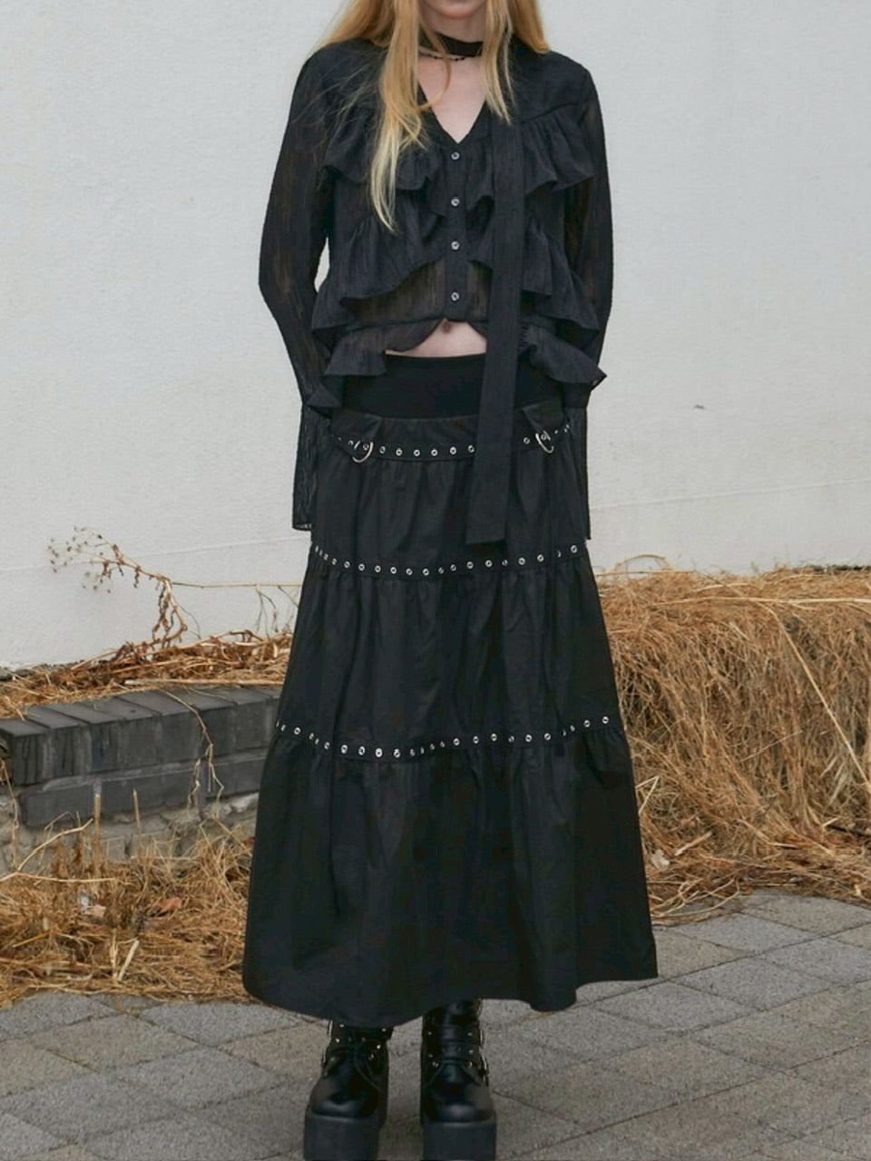 【NOT KNOWING】Bohem Chiffon Blouse