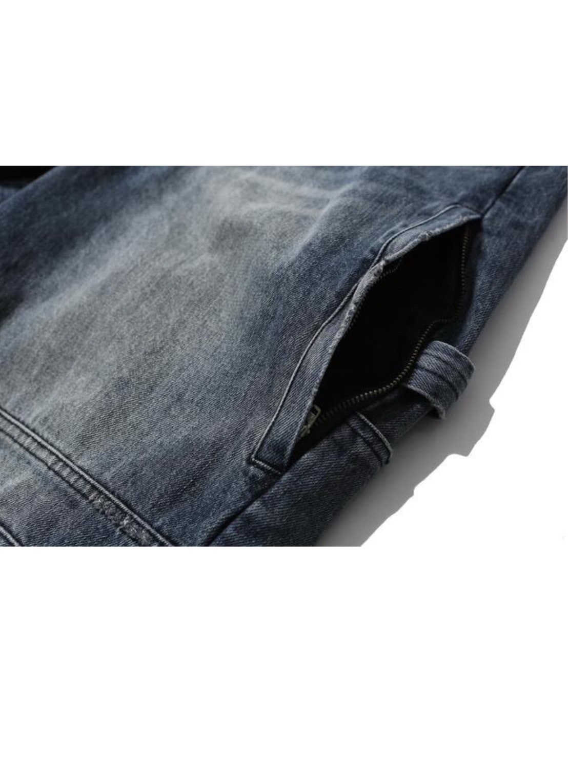 【roaringrad】WASHED DENIM CARPENTER PANTS