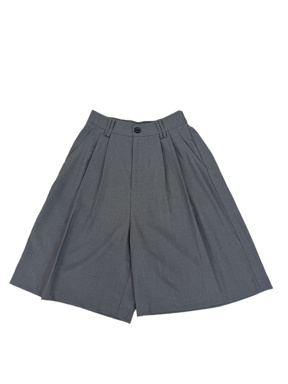 国際配送【Nerd out XU】Bermuda slacks tuck pants (2color)