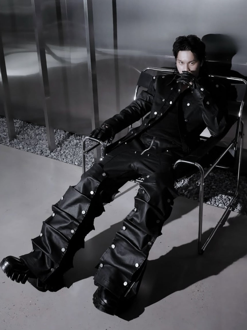 【RICH】Multi Button Denim Jacket