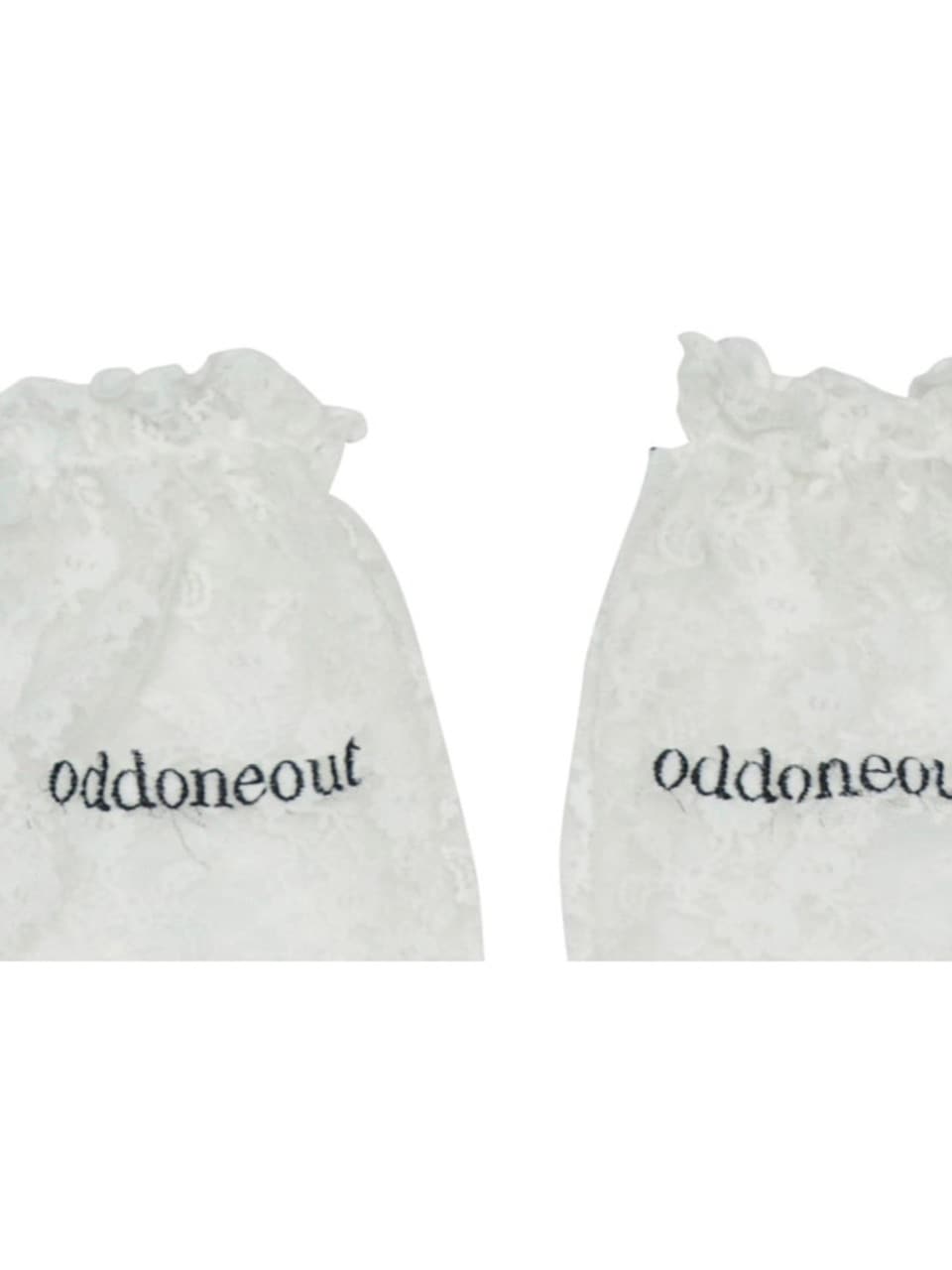 【ODDONEOUT】ODDONEOUT LACE KNEE SOCKS