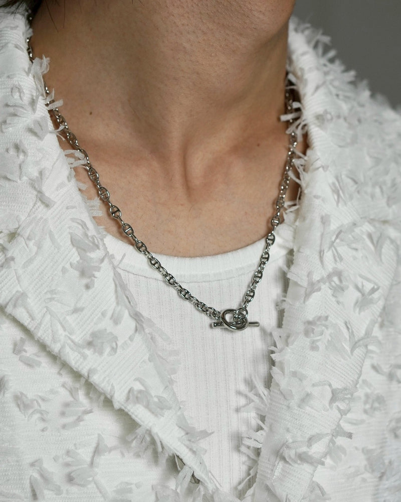 受注制【Chikashitsu +】anchor chain necklace / 【チカシツプラス】アンカーチェーンネックレスシルバーネックレス