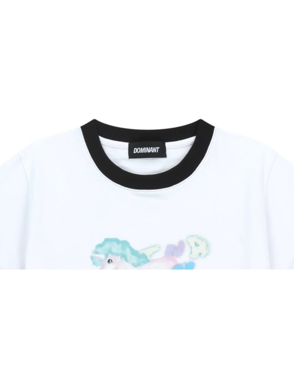 【DOMINANT】Unicorn Ringer Crop T-Shirt