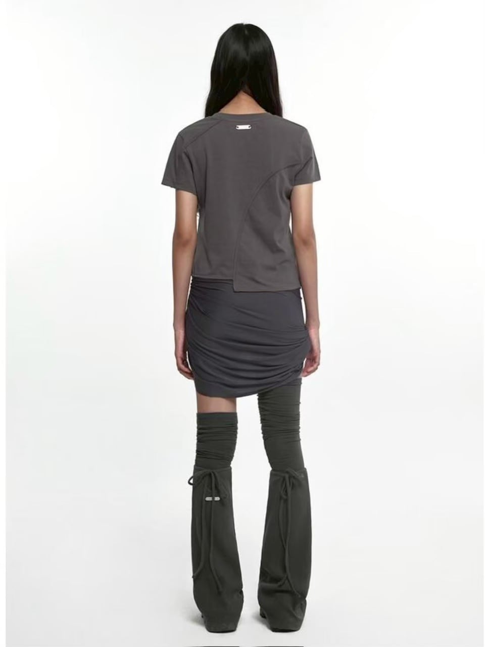 【NACHE】ASYMMETRIC LINE T-SHIRT